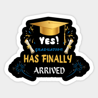 graduation party Sticker